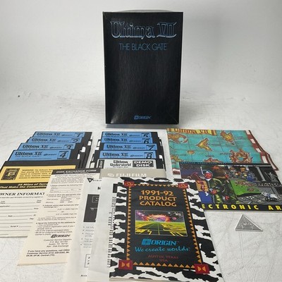 Ultima VII: The Black Gate (IBM PC) w/ Medallion & Underworld Demo Origin 5.25''