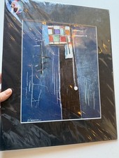 Abstract Figurative ART PRINT 11x14 Signed Colorful Expressive Cubism Modern Art