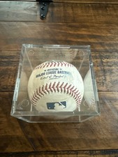 Chicago Cubs @ Tampa Bay Rays 6/12/24 game used baseball with case