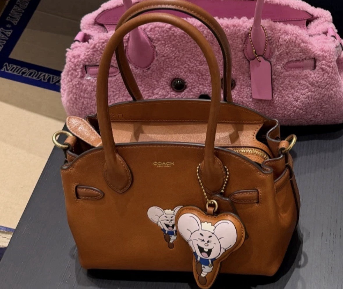 Coach x Brain Dead Empire Carryall Bag 21 with Catch Mouse and Charm CEO11 NWT