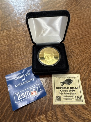 #ad Thurman Thomas MVP Buffalo Bills 1 Troy 1oz Silver Round .999 Fine HOF 2007 COA $116.34