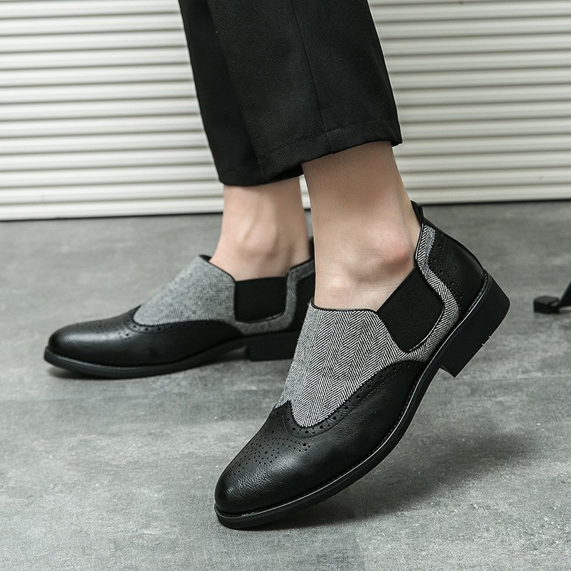 SAOLA Mocassini da uomo scarpe da sposa scarpe comode formali business slip on scarpe in pelle PU