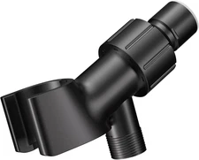 Adjustable Handheld Shower Head Holder Premium ABS Bracket-Brass Ball 360 Degree