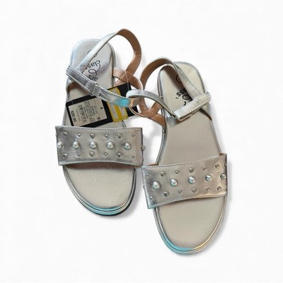 Girls Art Class Size 4 Silver Sandals, New W/Tags