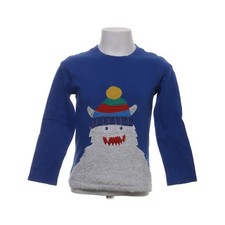 Mini Boden, Langarmshirt, Größe: 110, Blau/Weiß/Mehrfarbig, Baumwolle #Y1e