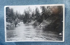 VINTAGE 1920 THOMPSON FALLS MT PROSPECT CREEK REAL PHOTO POSTCARD