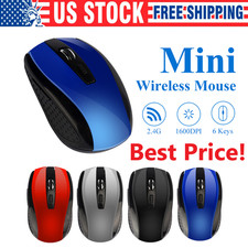 Wireless Optical Mouse Mice 2.4GHz USB Receiver For Laptop PC Computer DPI USA