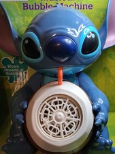 Disney Stitch No-Spill Musical Bubble Machine New Coconut Cup Brand New