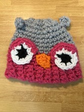 Kids Knit Toboggan Winter Hat Animal Theme