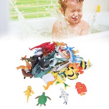 48pcs Sea Animals Toys Eco Friendly Material Vivid Shape Mini Tropical Fish