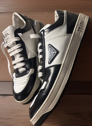Prada Downtown Leather Sneakers Men’s Size 9