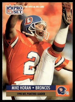 1991 Pro Set Mike Horan Denver Broncos #15