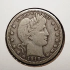 1915  *P*  BARBER SILVER QUARTER  ***NICE*** FREE SHIPPING   C2146