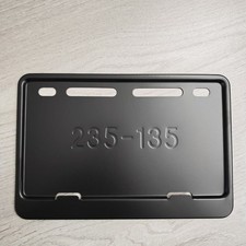 Motorcycle License Plate Frame Compatible With Electric Vehicles Riding Comfort