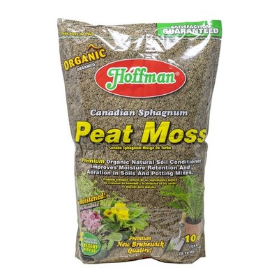 Hoffman Canadian Sphagnum Peat Moss Soil Conditioner to Improve Moisture Rete...