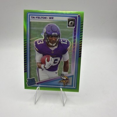 Tai Felton 2025 Panini Donruss Optic Rated Rookie Prizm #239 Vikings NFL /199
