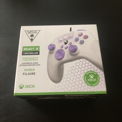 Turtle Beach REACT-R Wired Controller - White/Purple (TBS-0732-01)