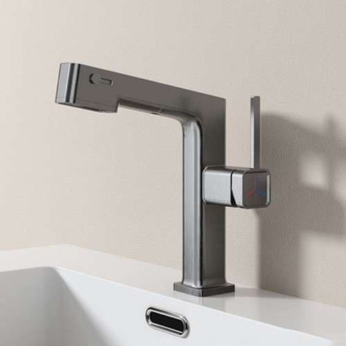Convenient Water Outlet Commercial Use Pull-out Faucet Hot And Cold Water Faucet - Picture 4 of 12