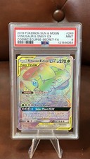 Pokemon - Venusaur & Snivy GX (Secret) 249/236 Sm-Cosmic Eclipse Holo - FA Rare