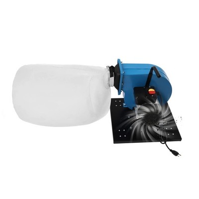 550 CFM 1HP Potable 14.8-Gallon Bag Dust Collector Wall-mounted Design 110V 750W