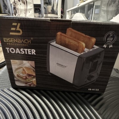 Eisenbach Professional EB-H135 2-Scheiben-Toaster 650W Krümelschublade