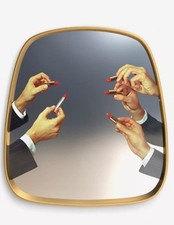 Specchio Rossetto Seletti di Maurizio Cattelan/specchio bagno eccentrico