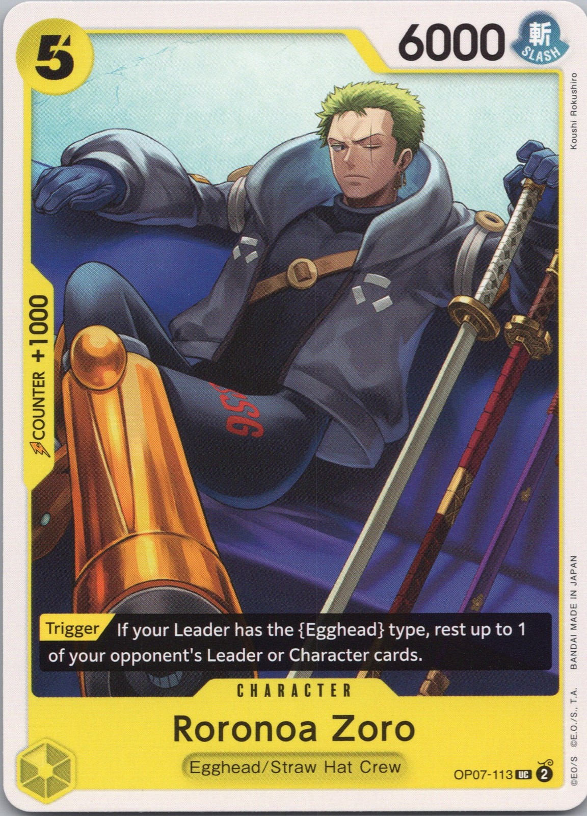 500 Years in the Future #OP07-113 Roronoa Zoro (113)