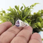 Iolite Gemstone Silver Elegant Ring 925 Sterling Silver Jewelry For Thanksgiving