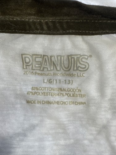 Peanuts Snoopy Damen T-Shirt L Langarm weich leicht Snoopy Ragland - Bild 10 von 11