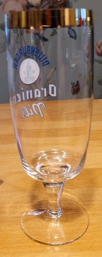 4 Antikes Bierglas Oranien Pils Dillenburg Bier Hessen Brauerei Glas 50er 60er - Bild 4 von 5