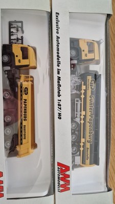 Awm Man Papenburg Tanksattelzug Und Carnehl kippsaztelzug 1:87