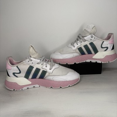 Adidas Original Nite Jogger Woman's 8.5 FTWhite, True Pink EG7942