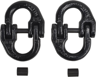 1/2'' Grade 80 Alloy Steel Hammerlock Coupling Link, 12000 Lbs Capacity