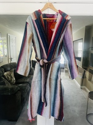 Missoni Adult Clancy Hooded Bathrobe with sparkles size S/M RRP £420 BNWT