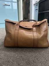 Genuine Mulberry Bayswater Over The Shoulder Handbag Tan Oak Leather Vintage 