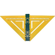 Rafter 7 In. Yellow and Forest Green Double-Sided Rafter Square 1002  Rafter