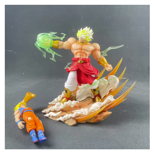 Dragon Ball Broly vs Goku Figure 20cm PVC Anime Statue Toy-Nobox