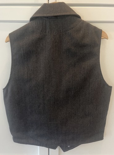 Filson Whipcord Western Vest | Medium | Gray | Style 10064 | Made in USA | EUC - Picture 11 of 16