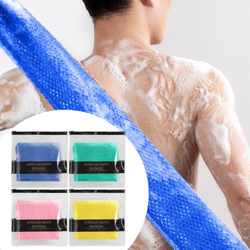 Asciugamano Esfoliante 4PCS Panno Lavaggio Esfoliante Scrubber Corpo Esfoliante - Foto 13 di 19