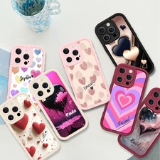 Customized Colorful Heart Cover For iPhone Air 15 16 14 17 Shockproof Phone Case