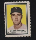 1962 Topps Baseball Clete Boyer #NNO