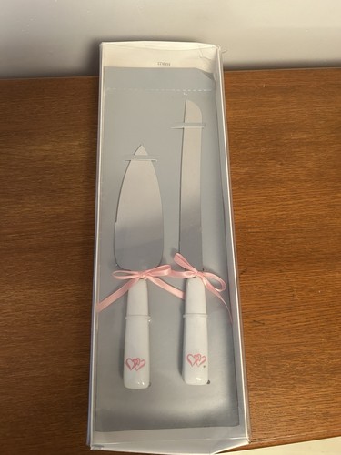 Rosa Herzen Design Kuchenschneider & Servierer für Partys, Hochzeiten (NEU)