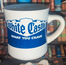 Vintage White Castle Coffee Mug "What You Crave" 10oz 1997