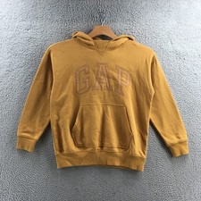 Gap Hoodie  Sweatshirt Teen 12 Mustard Long Sleeve Hooded Pullover Front Pocket