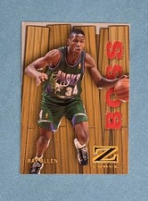 1997-98 SkyBox Z-Force #2  Ray Allen Super Boss Embossed Milwaukee Bucks ROOKIE