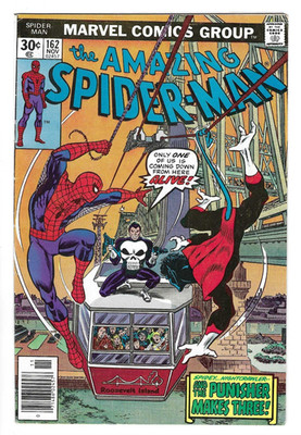 Amazing Spider-Man #162 VF- 7.5 First Jigsaw Punisher Nightcrawler Marvel 1976