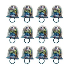 12PK Alien Pop Ring Flavoured Lollies Assorted Candy 15g Sweet Confectionery