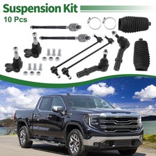 10 Pezzi Kit Sospensione Anteriore Tirante Estremità Barra Oscillante Anteriore Link Giunto Sferico per GMC 