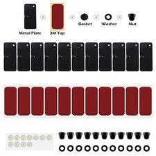 Rear Window Louvers Scoop Louvers Installation Hardware for Ford Mustang Dodge