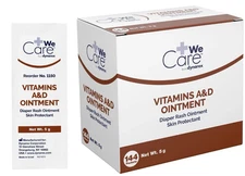 Dynarex by We Care Vitamins A&D Ointment Packet 5g #1150 144/Box EXP 04/2028